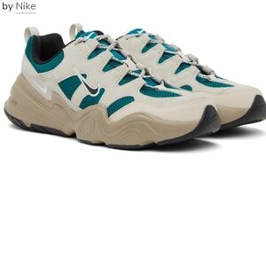 Nike Green &Tan Tech Hera Sneakers Women Size 8(US),5.5(UK)